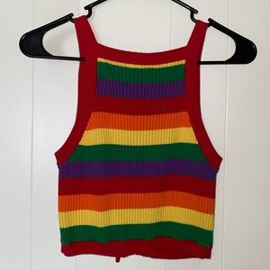 deadstock lazy oaf rainbow tank top 🌈✨